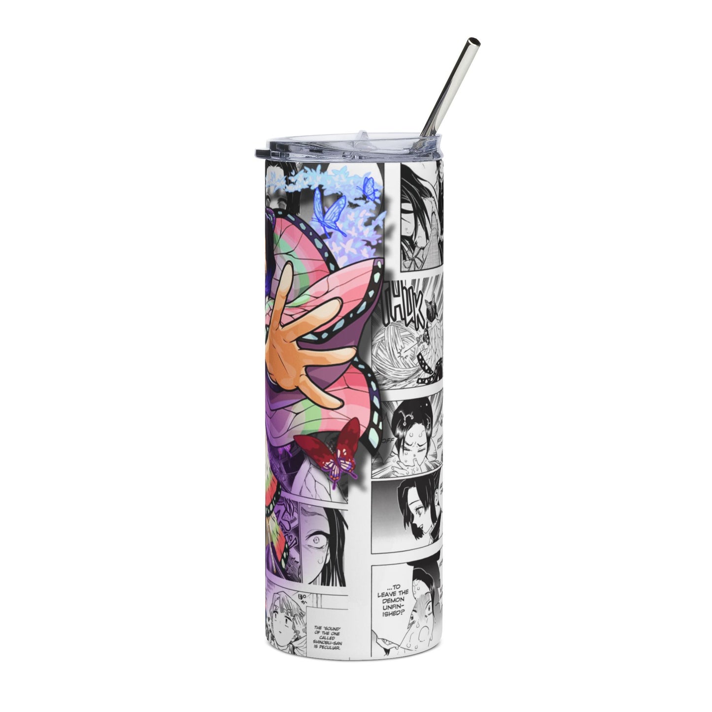 Shinobu Tumbler | Demon Slayer Inspired 20oz Stainless Steel Tumbler