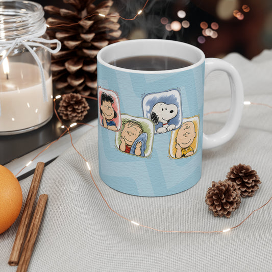 Snoopy & Woodstock Mug | Cartoon Comic Strip Characters