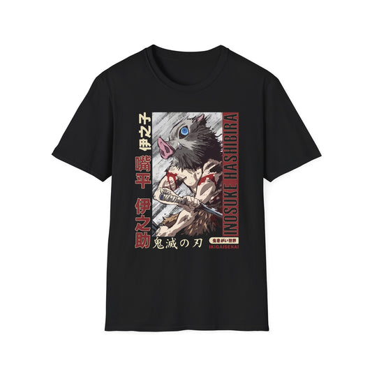 Inosuke Hashibira Anime T-Shirt — Demon Slayer Graphic Tee