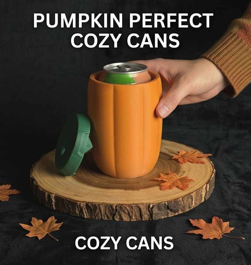Pumpkin Spice Insulated Can & Drink Holder