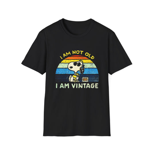 Snoopy "I Am Not Old, I Am Vintage" T-Shirt