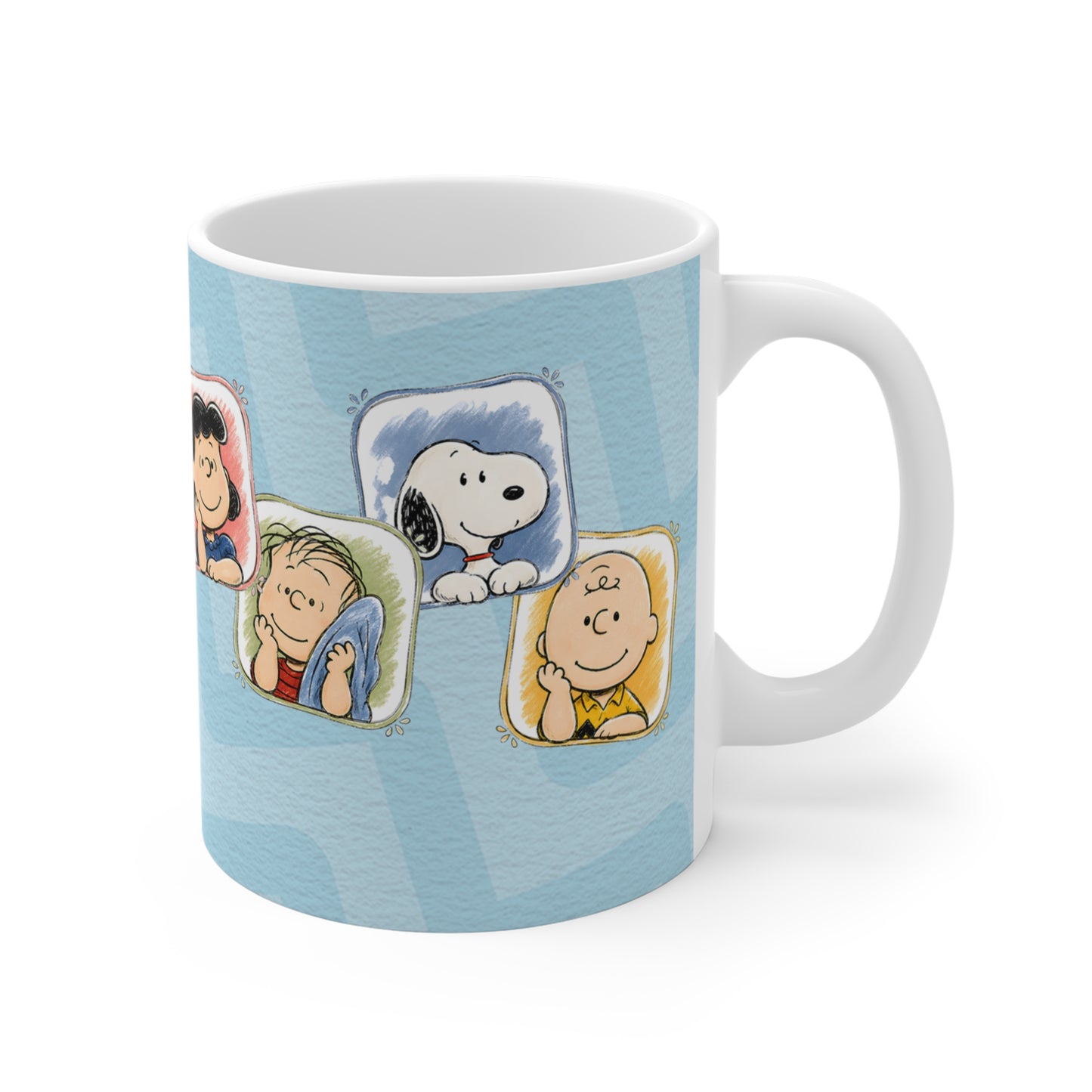 Snoopy & Woodstock Mug | Cartoon Comic Strip Characters