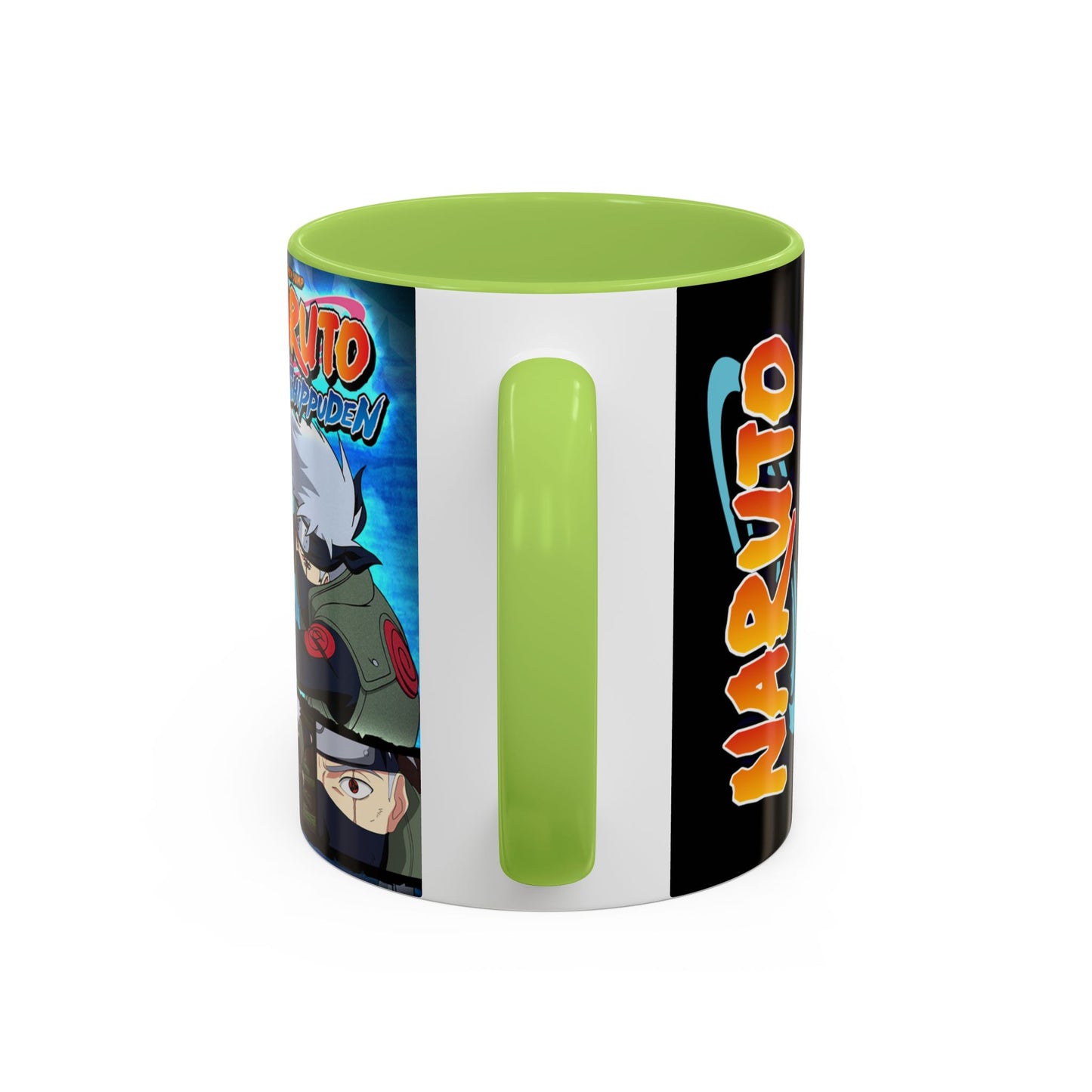 Naruto Kakashi Accent Coffee Mug Anime Character Collage 11/15oz