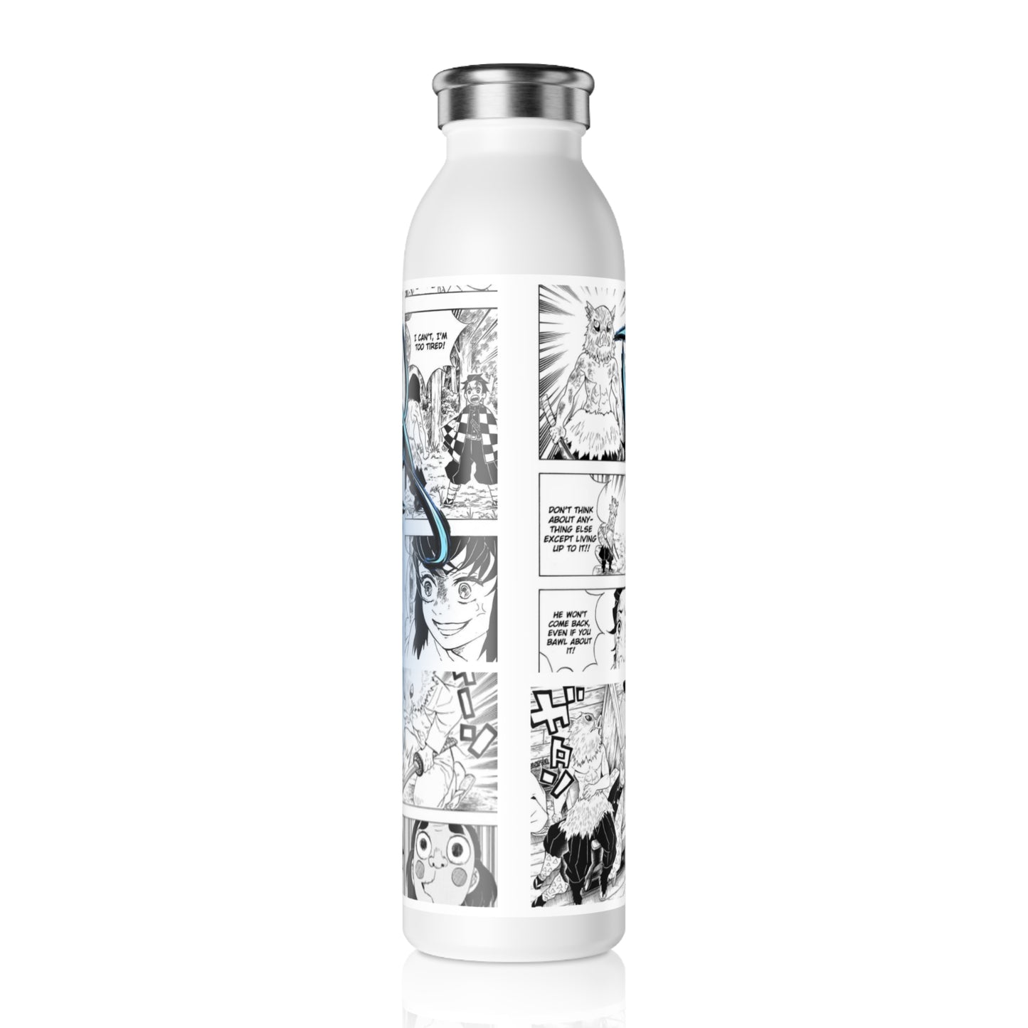 Slim Water Bottle Anime Cat Mask Strength Manga Design