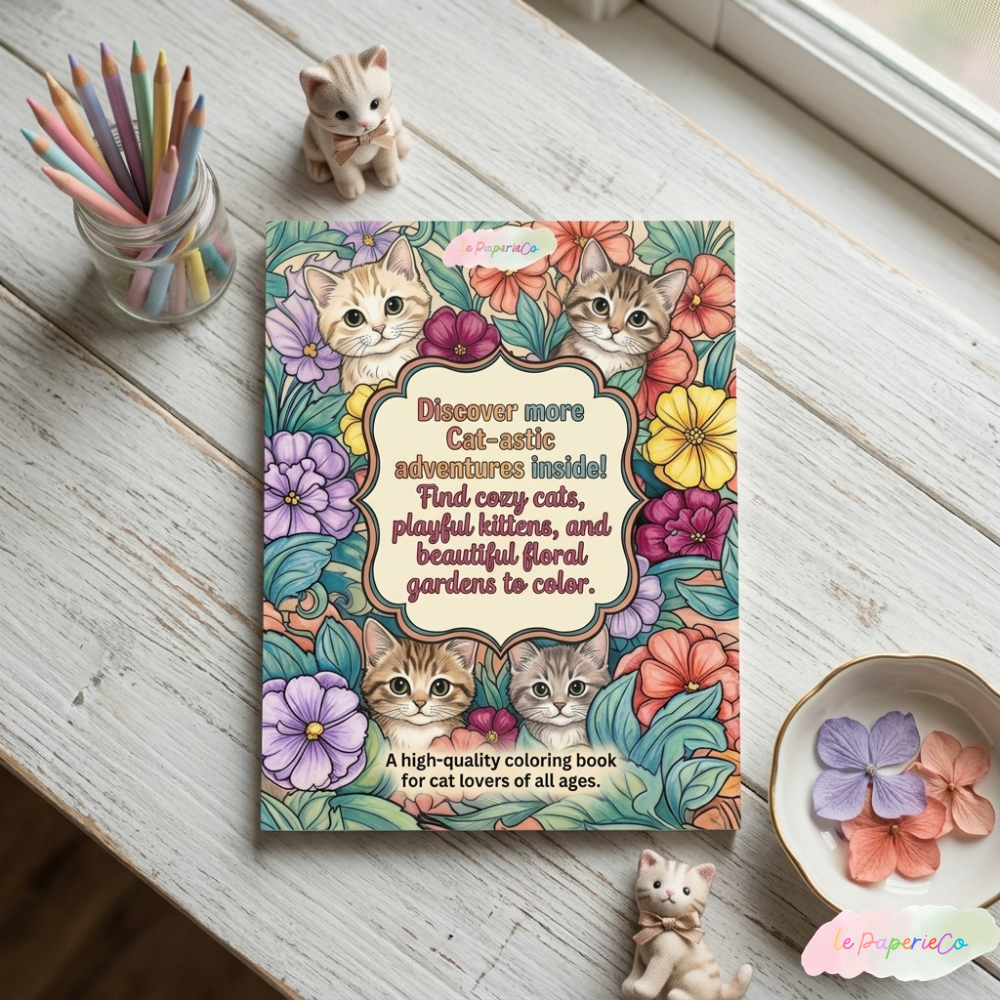 Cats! Coloring book | 70 Purr-fect Coloring Pages for All Ages