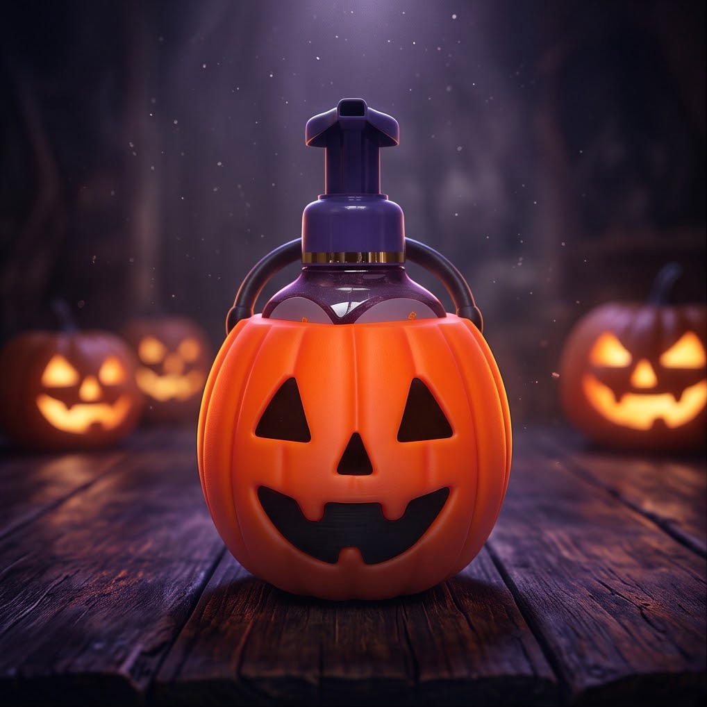 Pumpkin 3D Printed Soap Holder for Bath & Body Works Soap