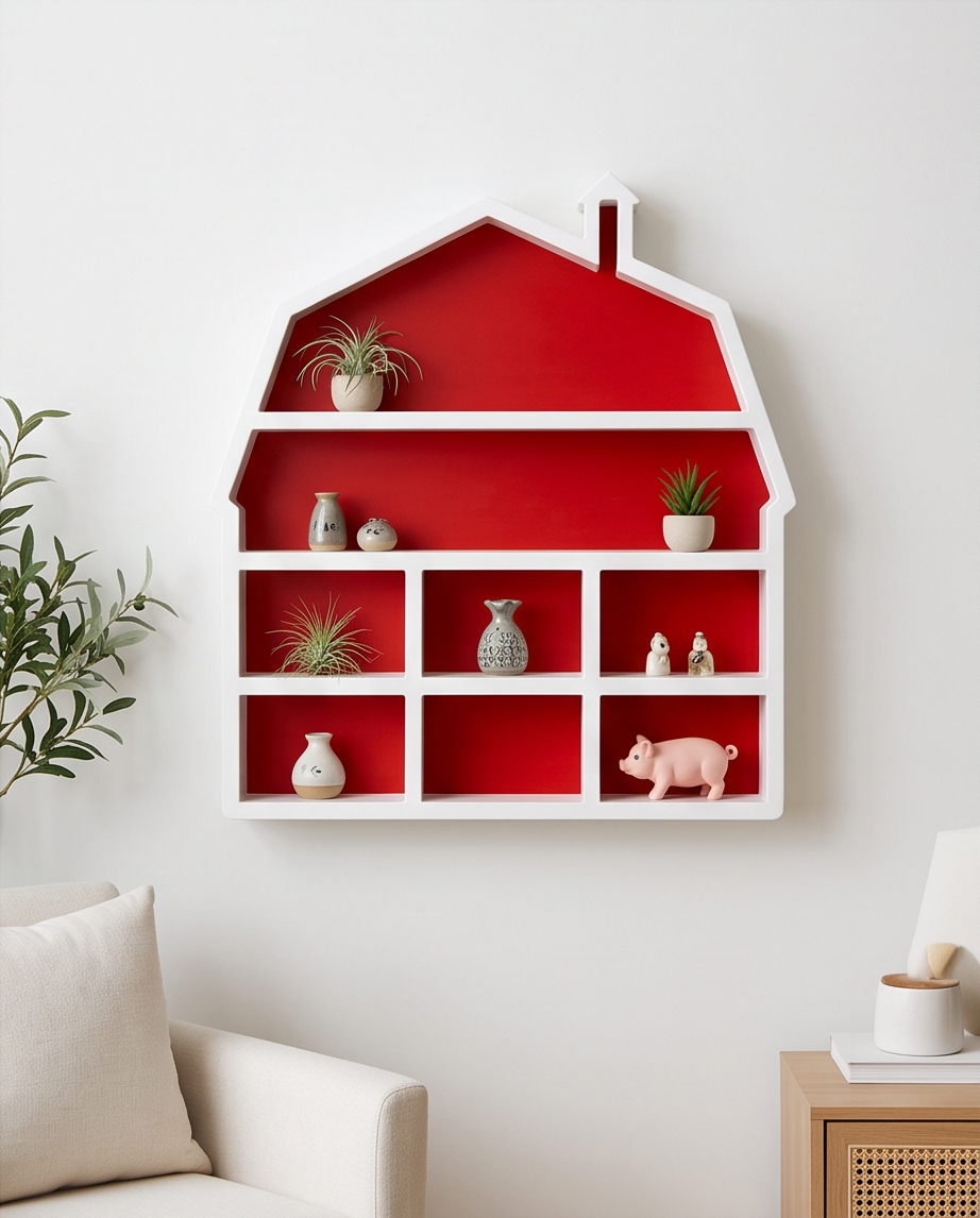 Barn Decorative Shelf