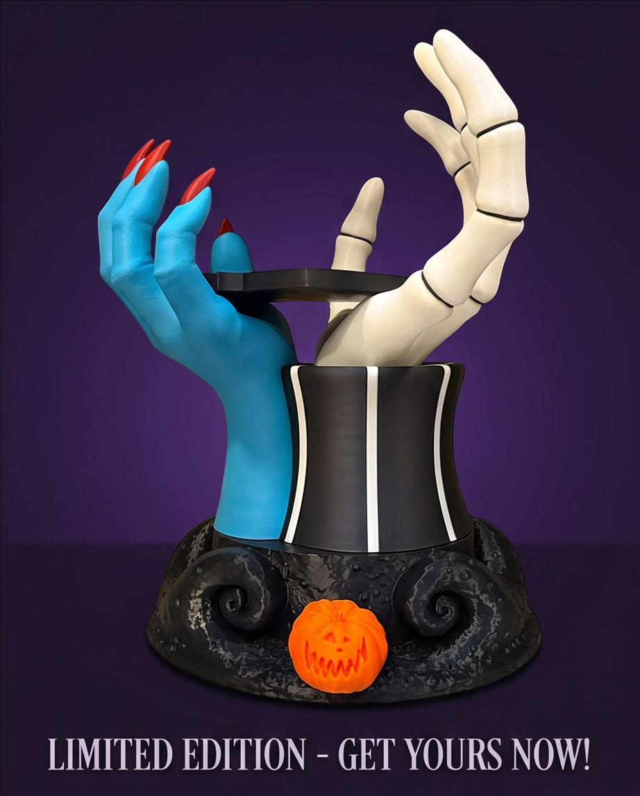 Jack & Sally Candle Jar Holder | Spooky Halloween Décor