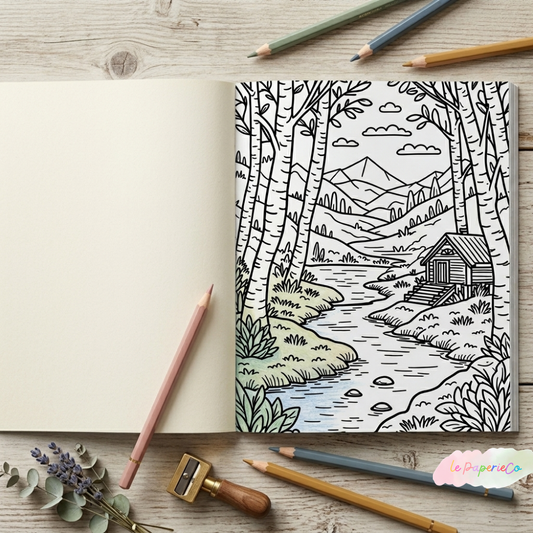 Color Me Nature: 60 Pages of Scenery Coloring for All Ages