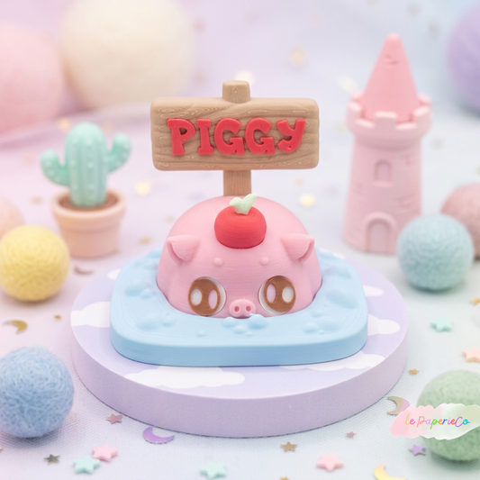 Kawaii Piggy Desk Toys