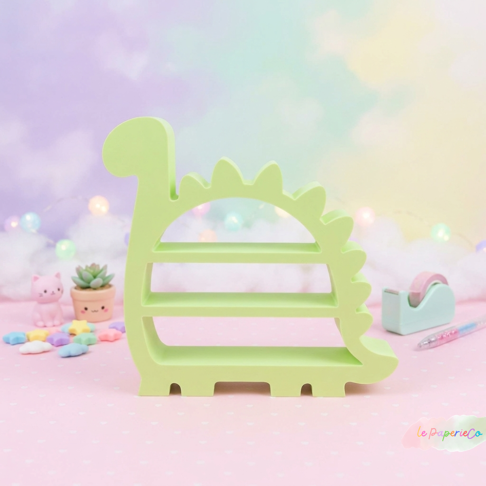 Kawaii Dino Decorative Desk Shelf