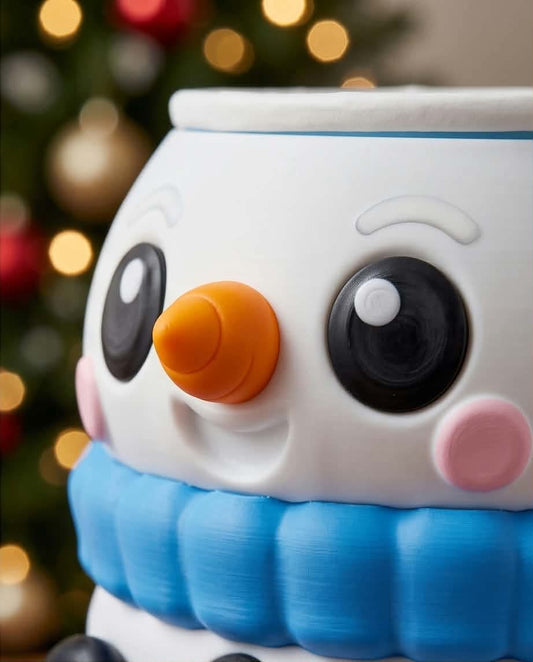 Snowman Ice Cream Holder Set