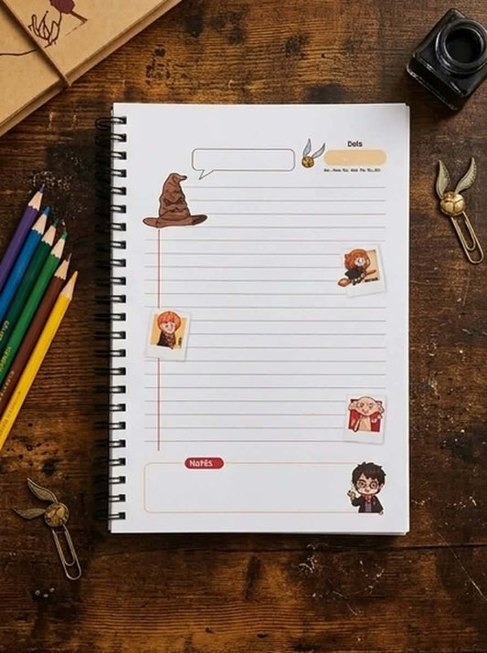 Harry Potter Custom Spiral Notebook & Journal