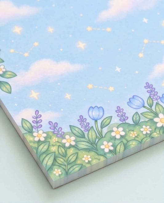 Starlit Night Sky Memo Pad
