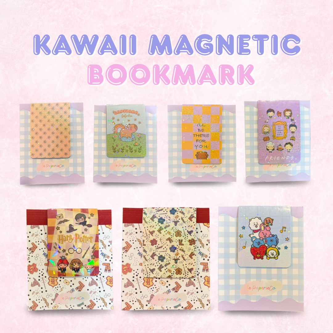Kawaii Magnetic Bookmarks