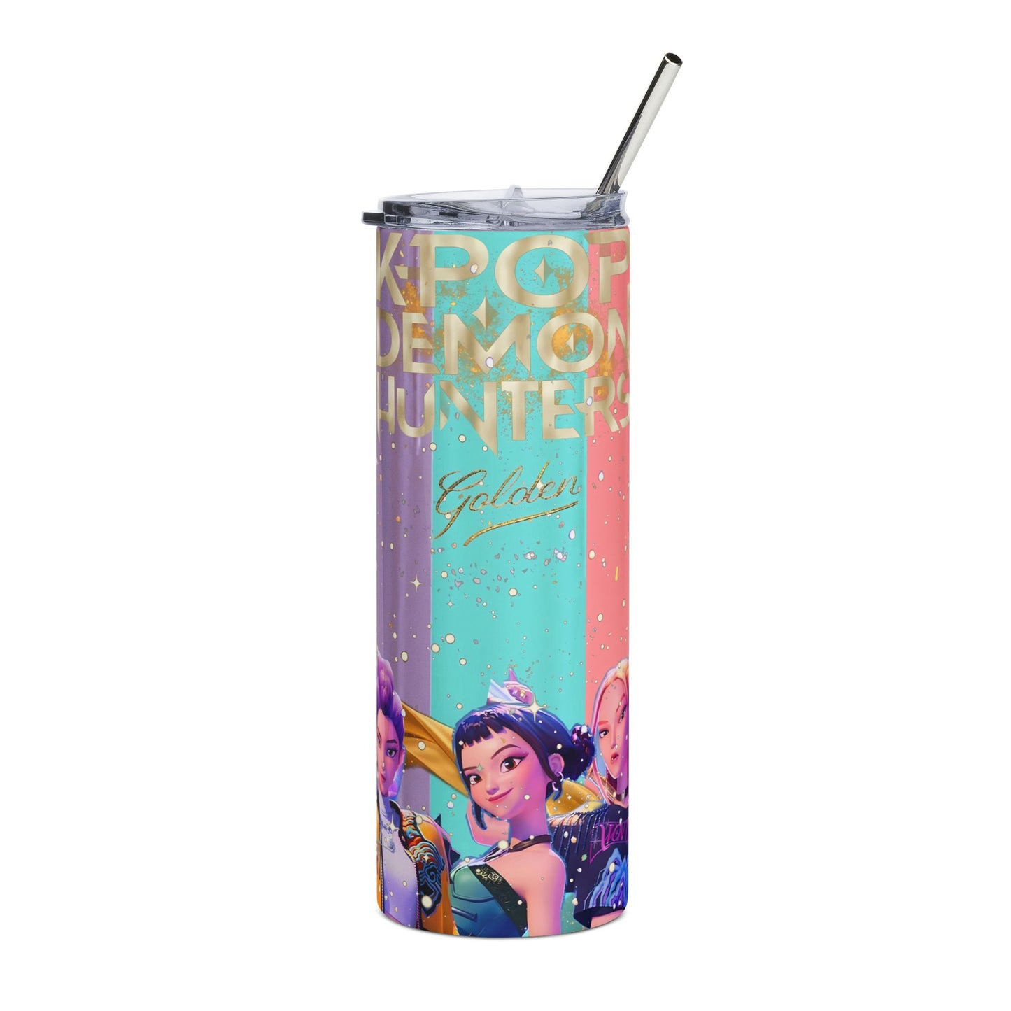 Kpop Demon Hunter Characters Tumbler | 20oz Stainless Steel