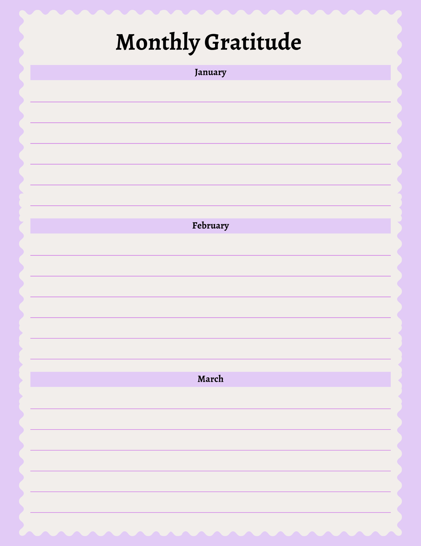 Gratitude Journal | Digital Download