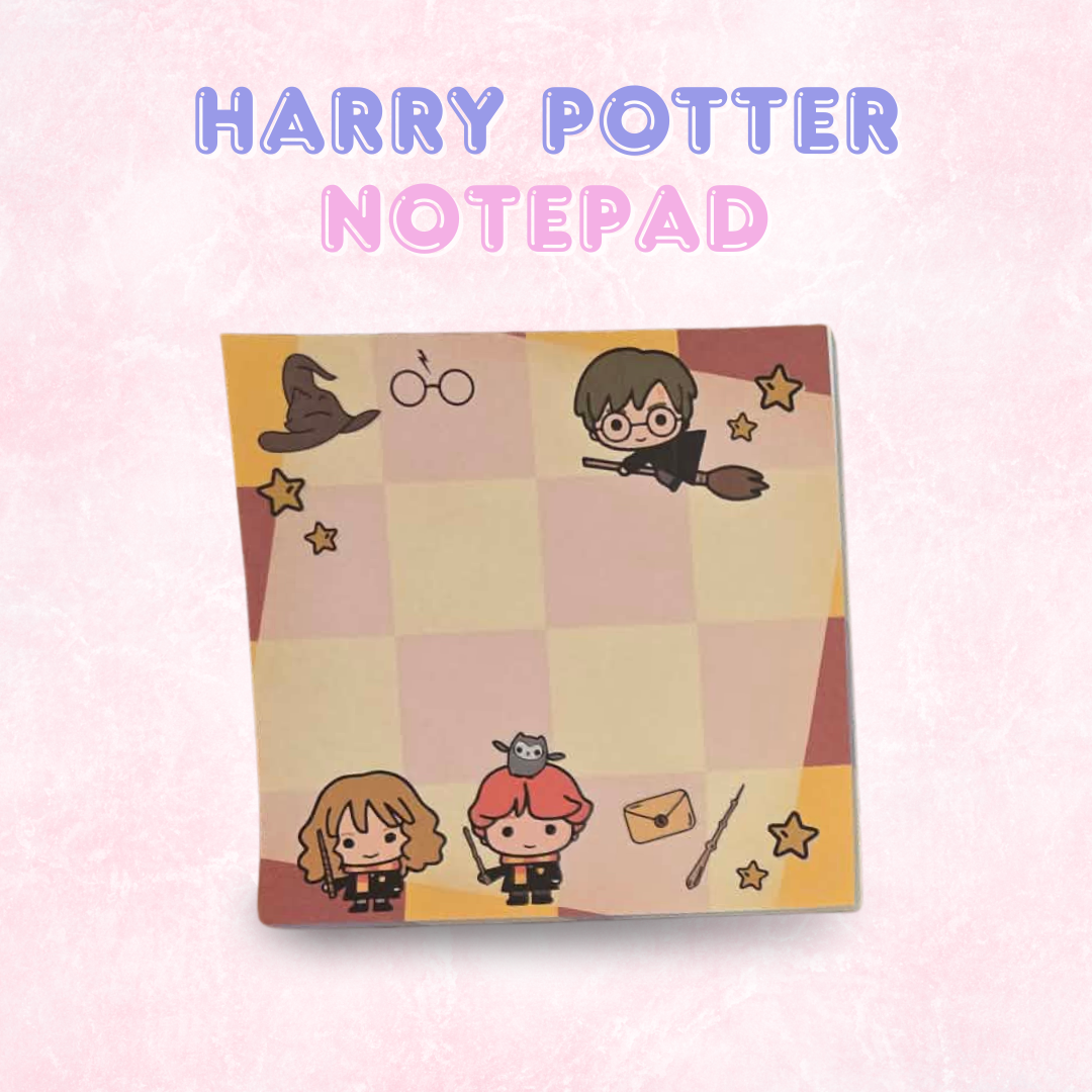 Kawaii Character Sticky Notepads (50 pages)