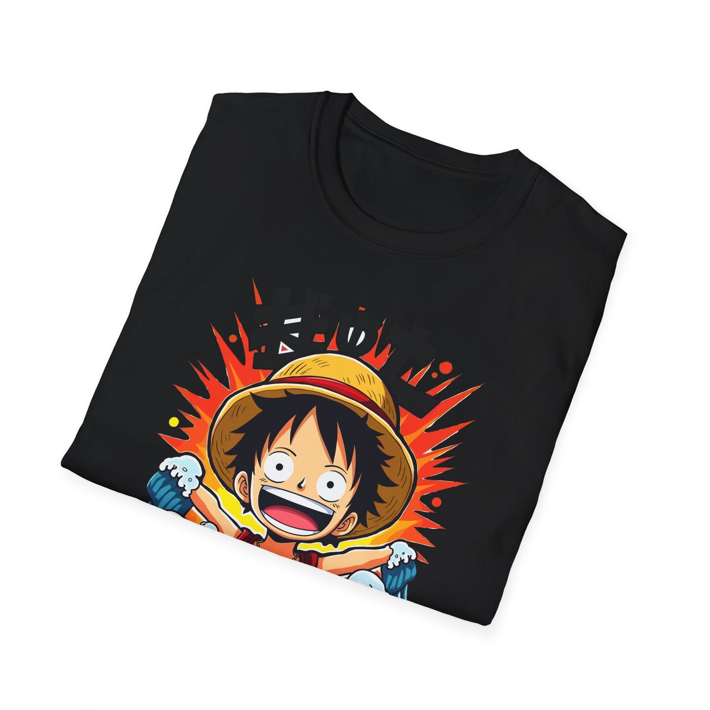 Luffy Pirate Crew Graphic T-Shirt | Anime Straw Hat Design| Le Paperie Co