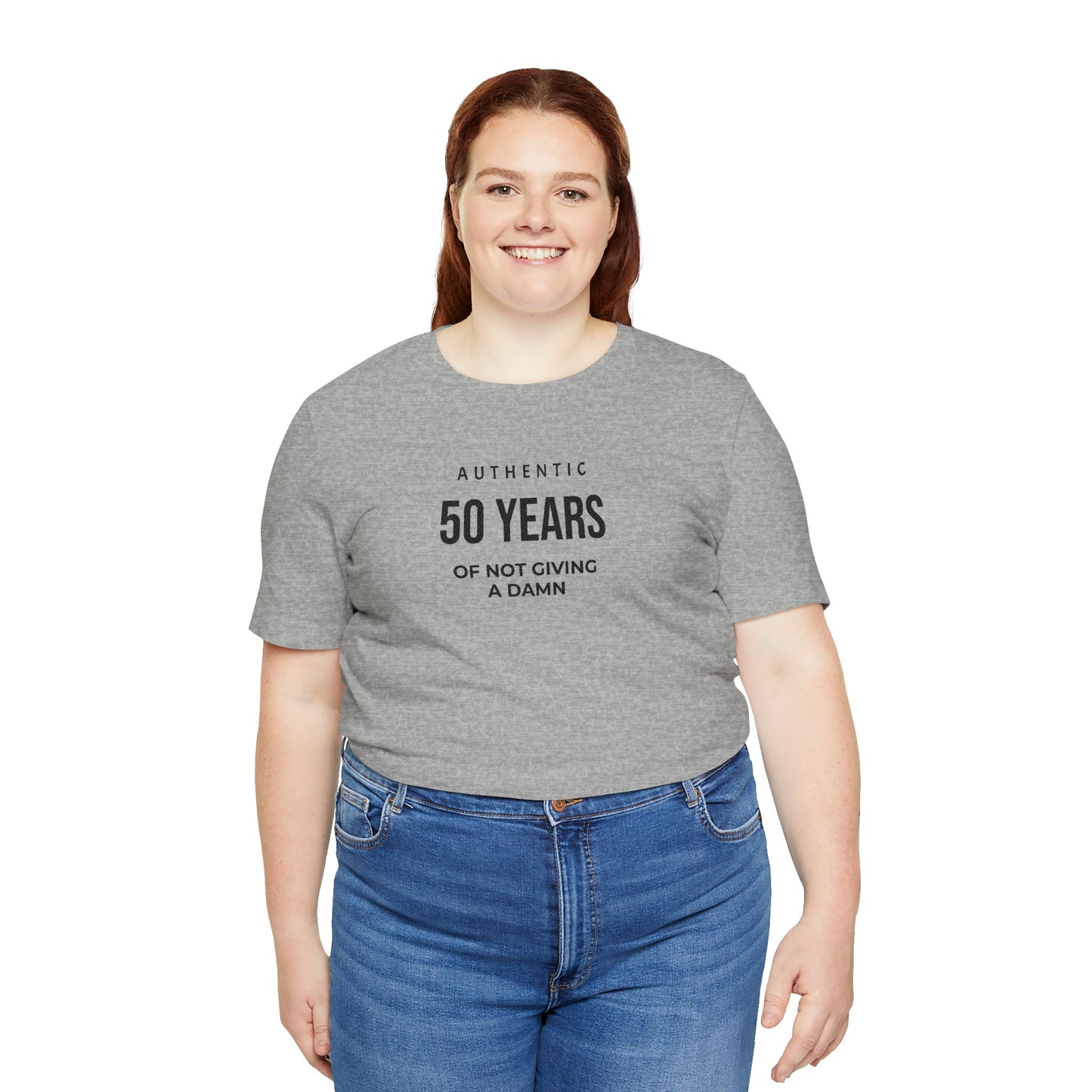 Customized Authentic 50 Years Of Not Giving A Damn T-Shirt | 50th Birthday Tee