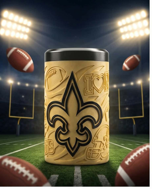 New Orleans Saints 3D-Printed Can Holder