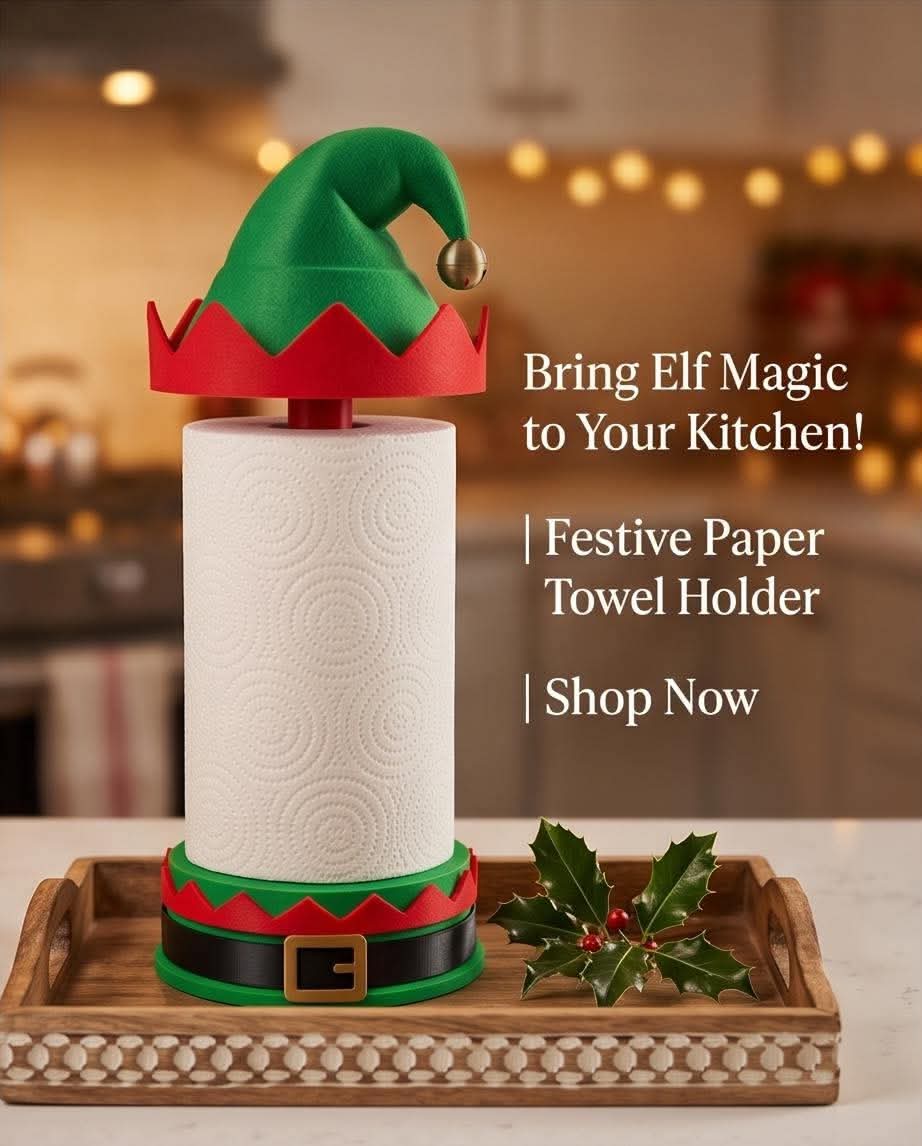 Elf Paper Towel Holder
