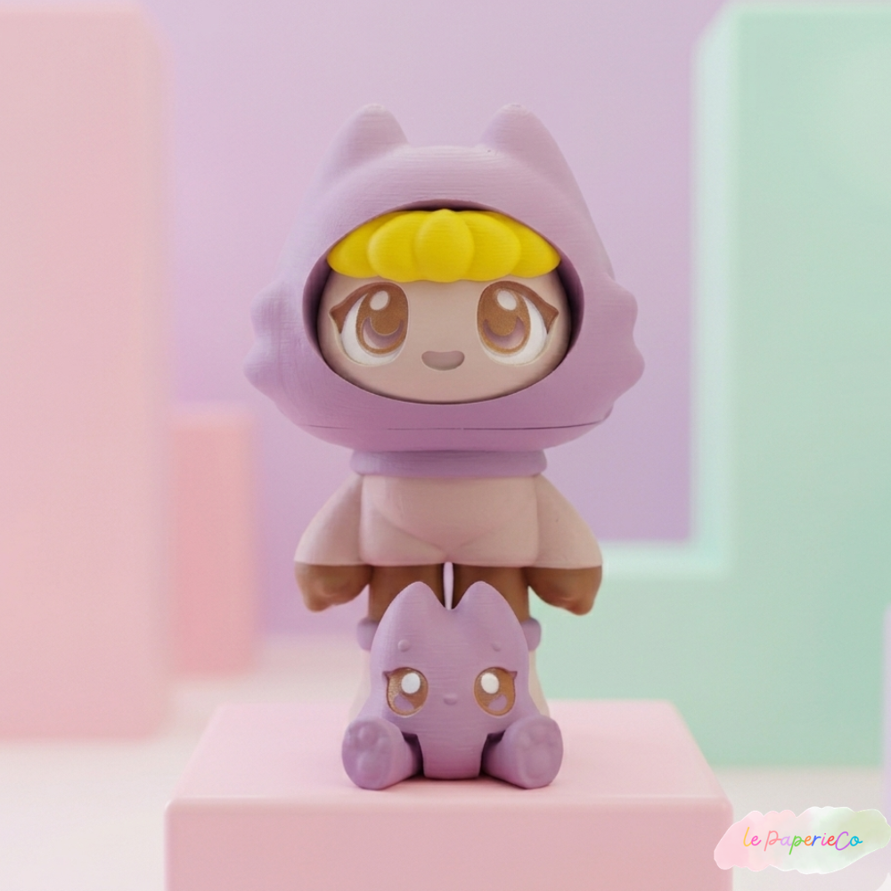 Kawaii Desk Pals Collection: Adorable 3D Printed Desk Dolls
