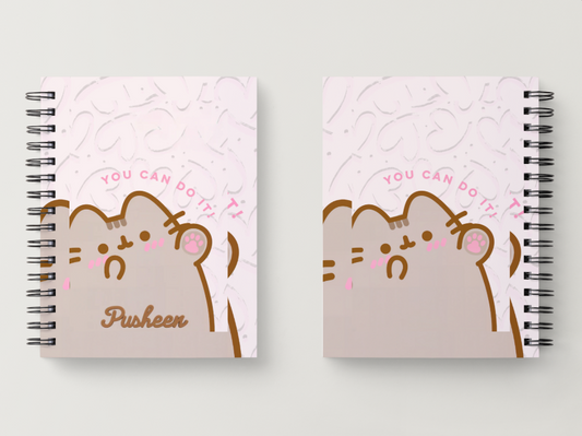 Kawaii Pusheen "You Can Do It" Notebook | A5 Notebook
