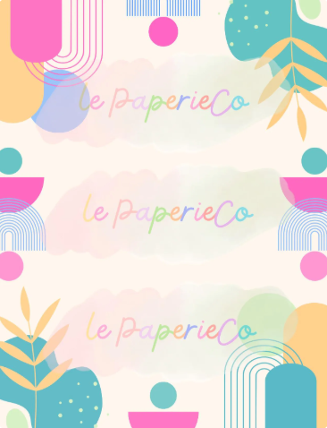 Colorful Geometric Notepad (50 Pages)