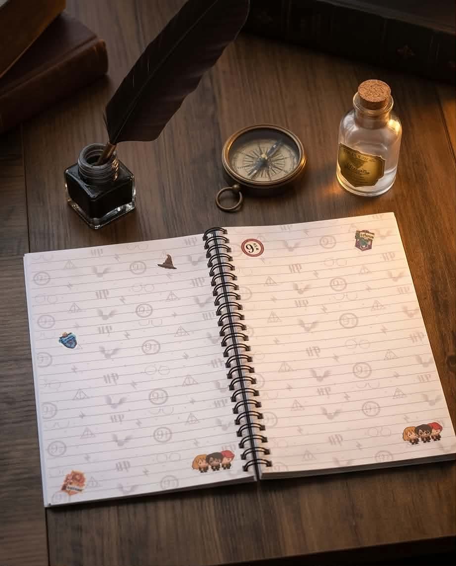 Harry Potter Custom Spiral Notebook & Journal