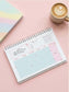Aesthetic Desktop Weekly Planner & Habit Tracker Notepad