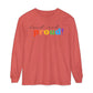 Loud and Proud! Rainbow print Long Sleeve T-Shirt | LGBTQ pride, colorful text