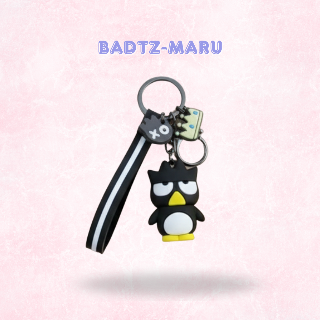 Kawaii Wristlet/ Key fob charms