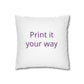 BTS Members Names Pillowcase | Square Pillowcase