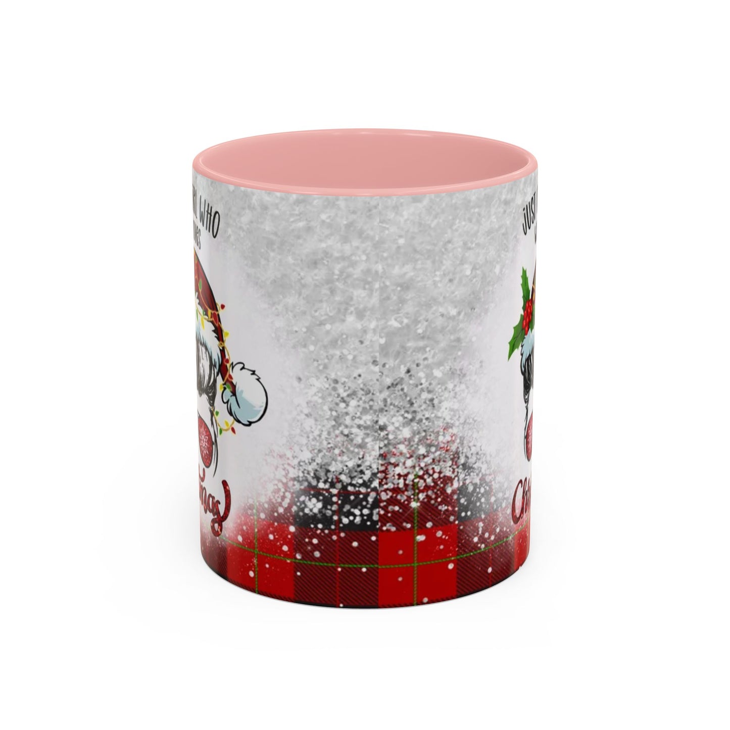 Just a Girl Who Loves Christmas Skull Mug | Accent Coffee Mug 11oz/15oz