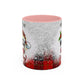 Just a Girl Who Loves Christmas Skull Mug | Accent Coffee Mug 11oz/15oz