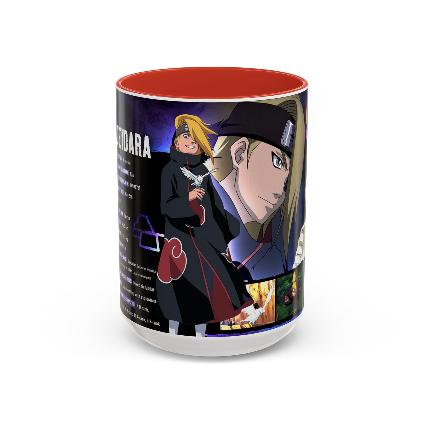 Deidara Naruto Shippuden Accent Coffee Mug | Anime Art Collector’s Mug (11/15oz)