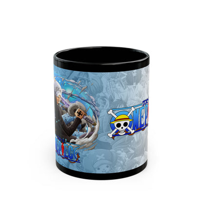One Piece Logo Mug | Black Ceramic Coffee Cup