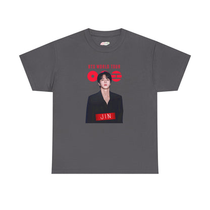 BTS World Tour Jin Photo Tee | K-Pop Band Shirt
