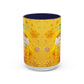 Yellow Sweater Santa Mug | Accent Coffee Mug