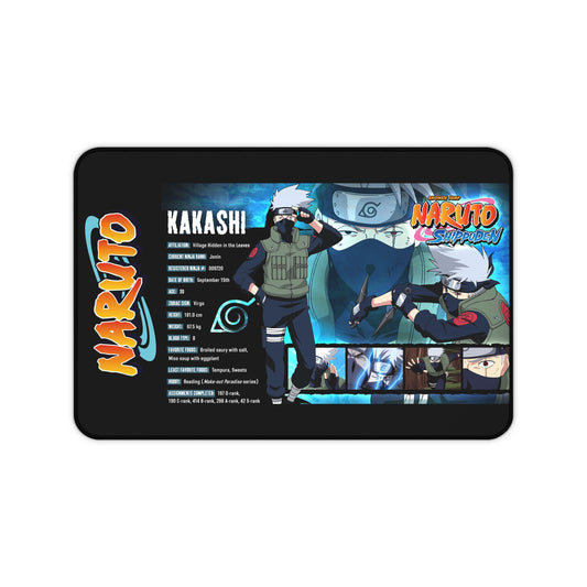 Naruto Kakashi Desk Mat | Anime Gaming Mousepad