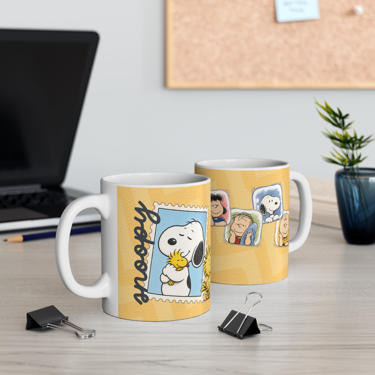 Snoopy and Woodstock Mug | 11oz Ceramic Coffee Cup