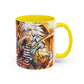 Yu-Gi-Oh! Art Accent Coffee Mug | Pharaonic and Shadi Design (11/15oz)