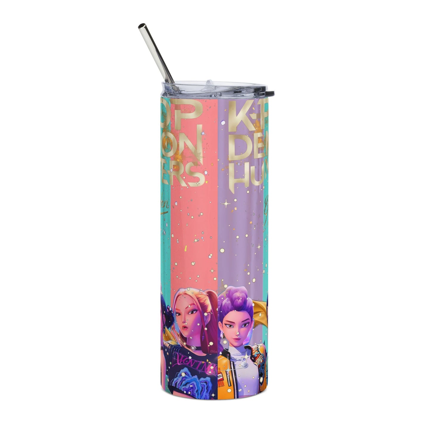 Kpop Demon Hunter Characters Tumbler | 20oz Stainless Steel