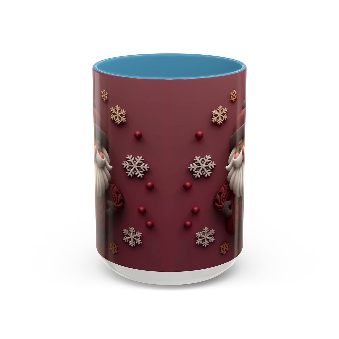 Cute Santa Face Holiday Mug | Christmas Accent Coffee Mug