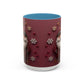 Cute Santa Face Holiday Mug | Christmas Accent Coffee Mug