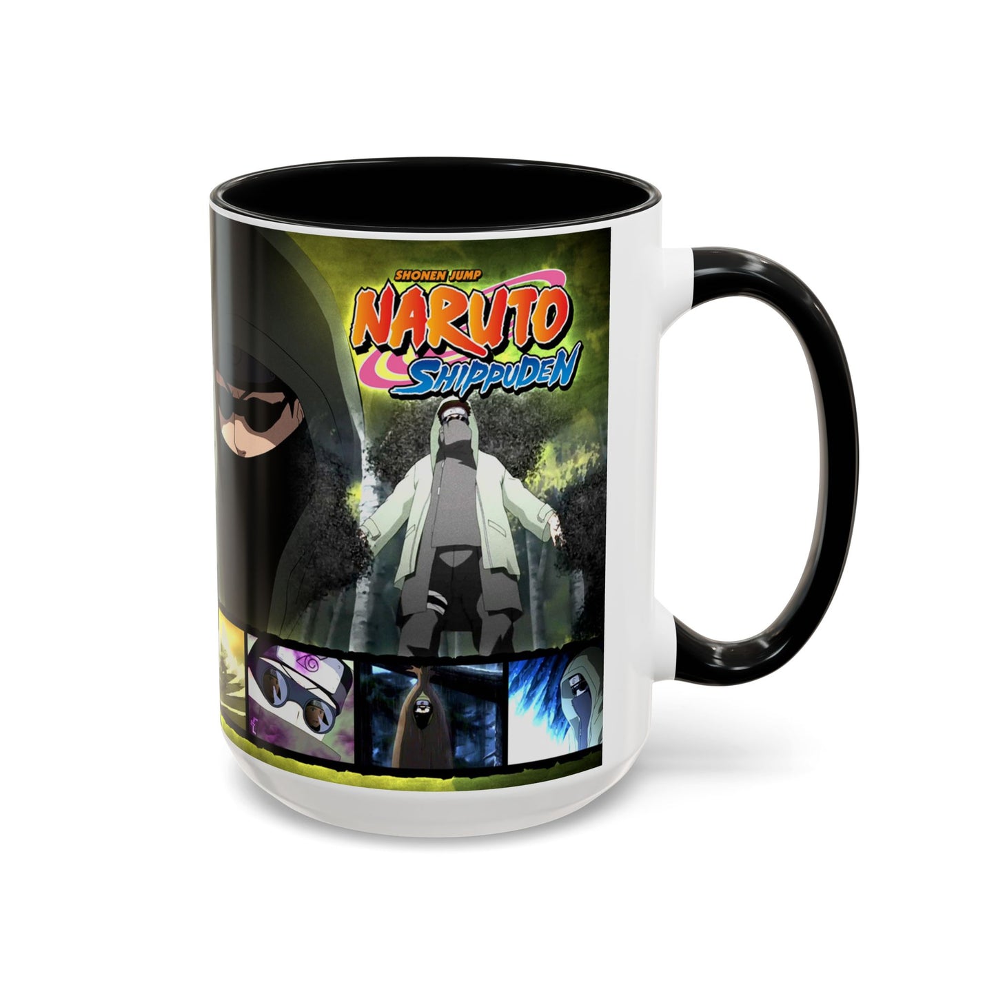 Naruto Shippuden Shino Aburame Accent Coffee Mug  Anime Character Fan Gift (11/15oz)