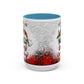 Just a Girl Who Loves Christmas Skull Mug | Accent Coffee Mug 11oz/15oz