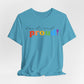loud and proud! rainbow text Tee | LGBTQ pride T-shirt