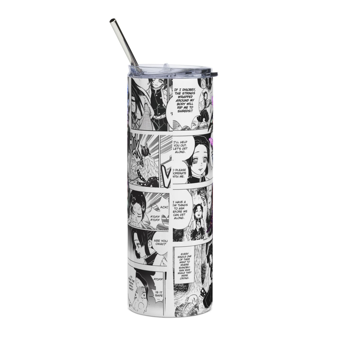 Shinobu Tumbler | Demon Slayer Inspired 20oz Stainless Steel Tumbler